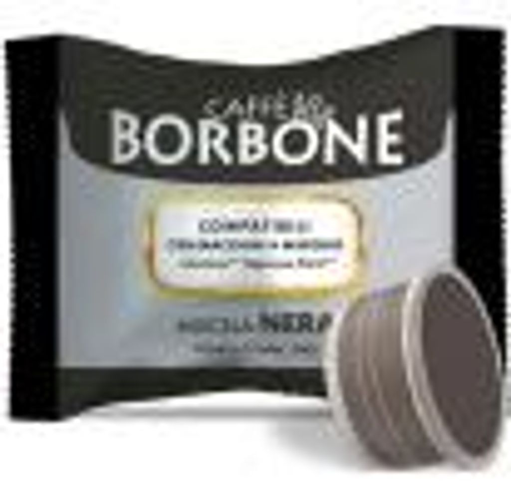 50 Kapseln Caffè Borbone SCHWARZ Mischung mit Lavazza Espresso Point Kompatibel Caffè Borbone