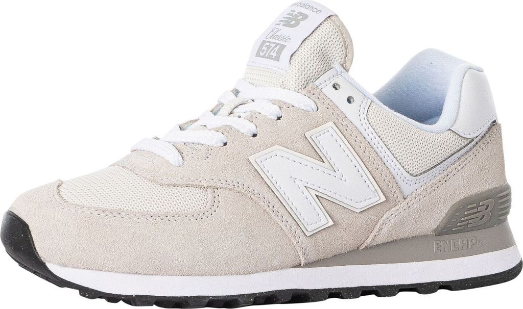 New Balance 574 Wildleder Trainer, Grau 41.5 EU Produktbild 