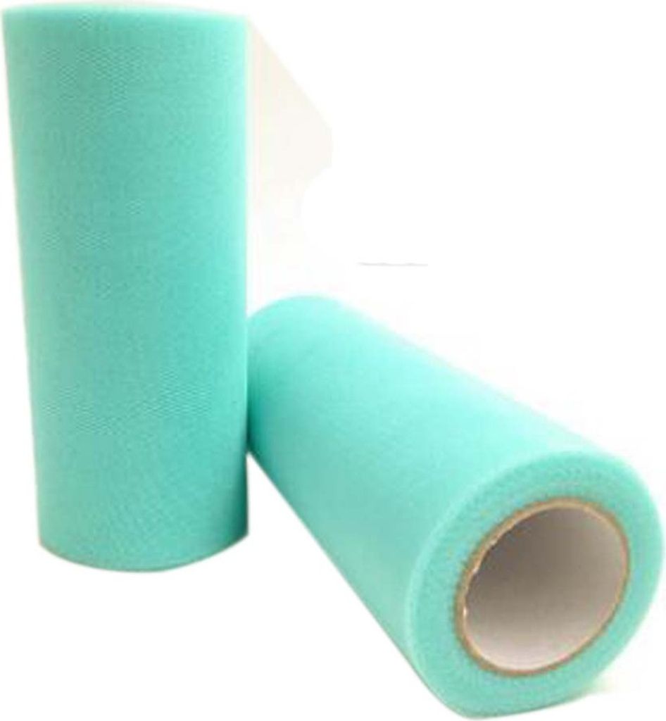 Tüllstoff 2 Rollen Bunt Tüll Meterware Tüll Rolle, Tüll Stoff Rollen, 15cm x 90M Tüllband Tüll Dekostoff, Tüllrolle für DIY Basteln Tutu R...