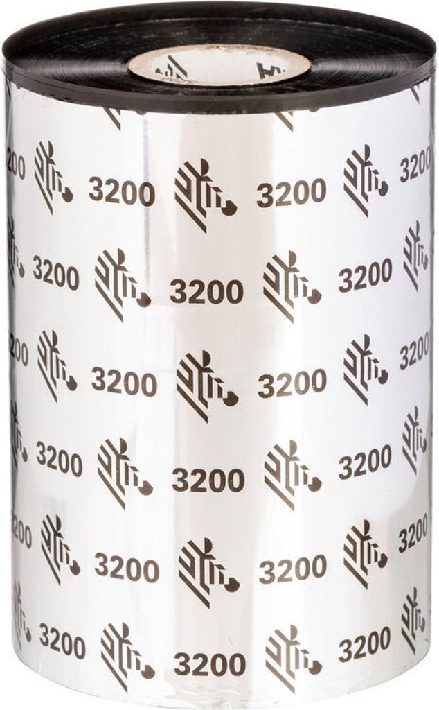 Zebra 3200 Wax/Resin - 6er-Pack - Schwarz - 110 mm x 450 m