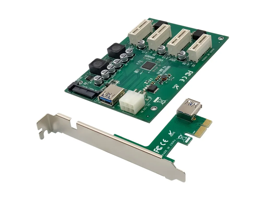 Manque de Ports PCIe ? Solution Conceptronic EMRICK10G 4 Ports x1