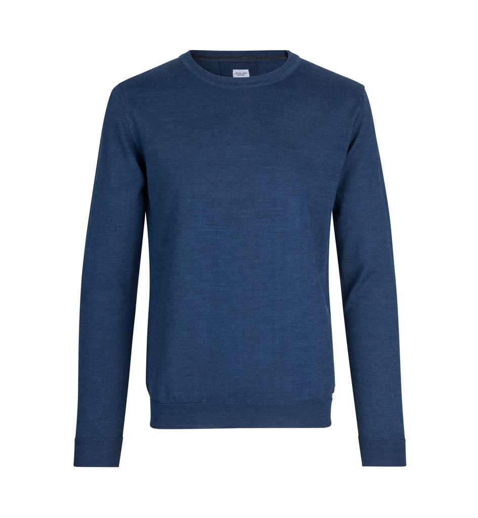 ID-Identity SEVEN SEAS Pullover S650 Gr. S blau-meliert