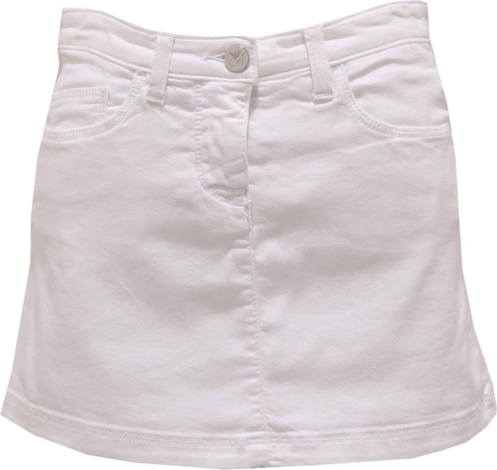 3960X gonna bimba ARMANI JUNIOR MINI skirt denim white