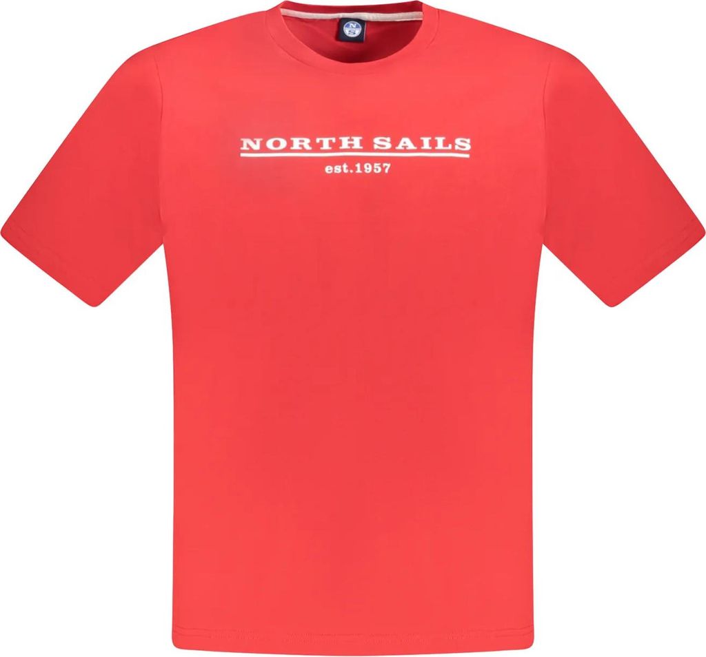 North Sails Herren KURZARM-T-SHIRT Rot 996022000_RO0230 : Größe - XL Größe: XL