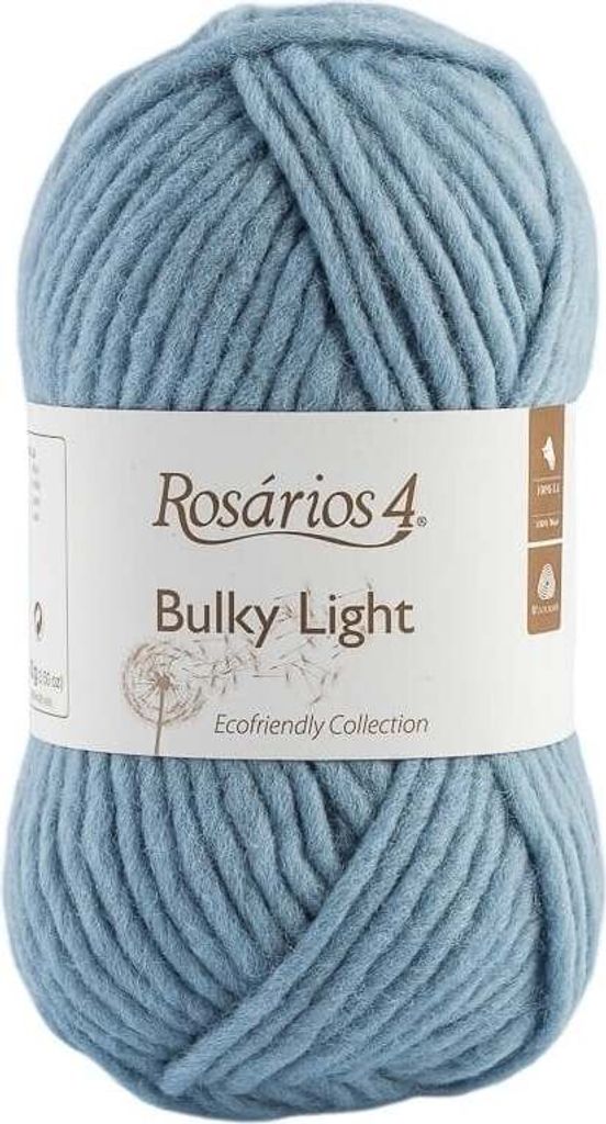 Rosários 4 Bulky Light 123 Blue Przędza dziewiarska Zdjęcie produktu 