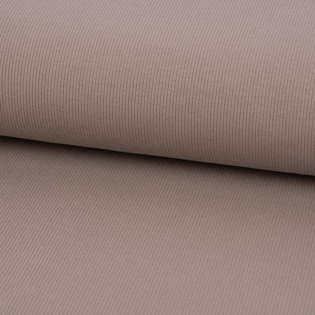 Baumwolljersey Stoff Meterware Jerseystoff Rib Rippenstruktur 1,45m
