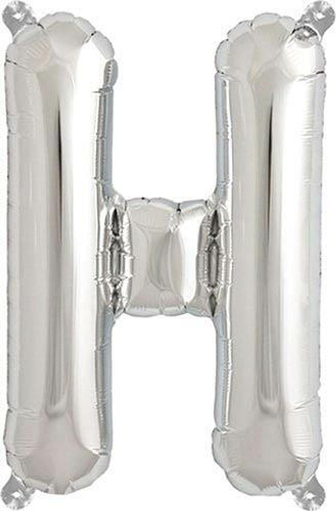 Folienballon H silber