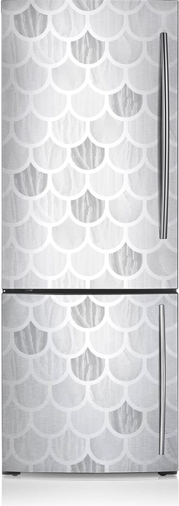 Kühlschrankfolie Aufkleber Kühlschrankmagnete Dekoration Kühlschrankfolie 60x205 cm - Jakobsmuscheln