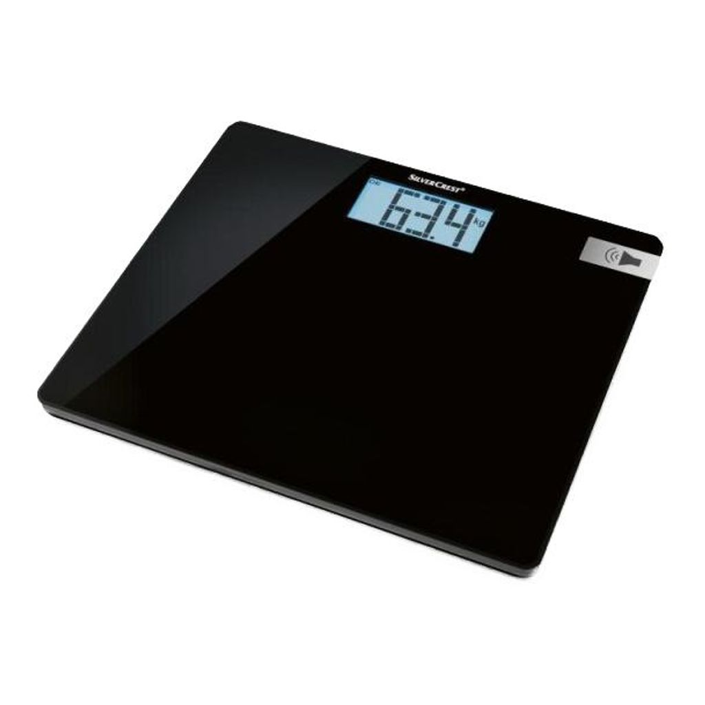 Personenwaage mit Sprachausgabe Waage Digital bis 180kg - Produktbild 