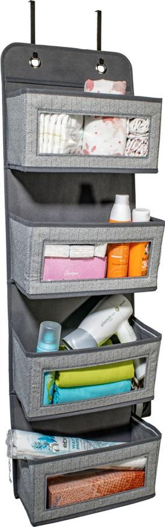 Organiseur de porte suspendu 31 x 101 x 13 cm, 4 poches, Image du produit 