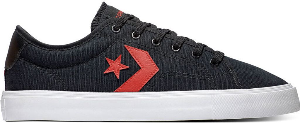Converse Converse Star Replay - Ox - Schwarz / Schwarz / Weiß Segeltuch Größe: 35.5 Normal