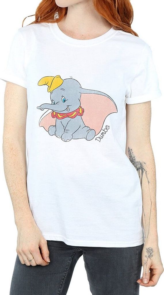 Dumbo - "Classic" T-Shirt für Damen BI483 (3XL) (Weiß)