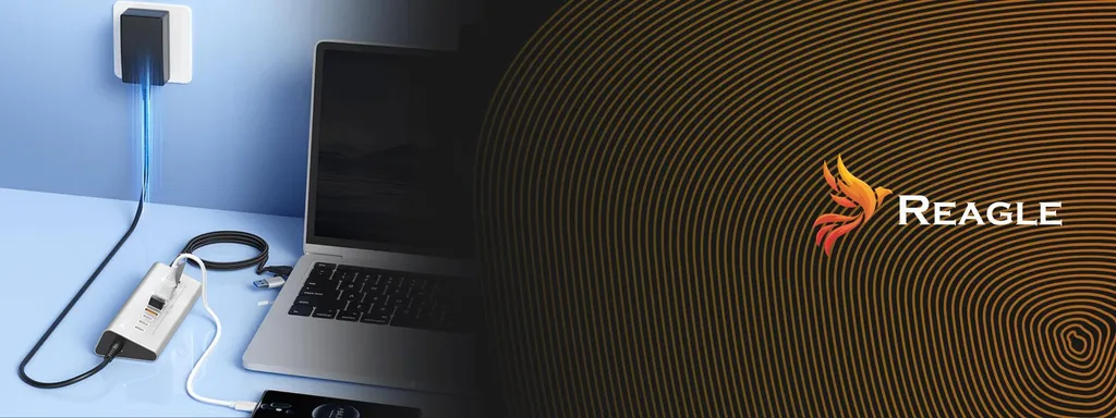 Hub USB Actif Reagle 7 Ports USB 3.2 Évite les Déconnexions PC