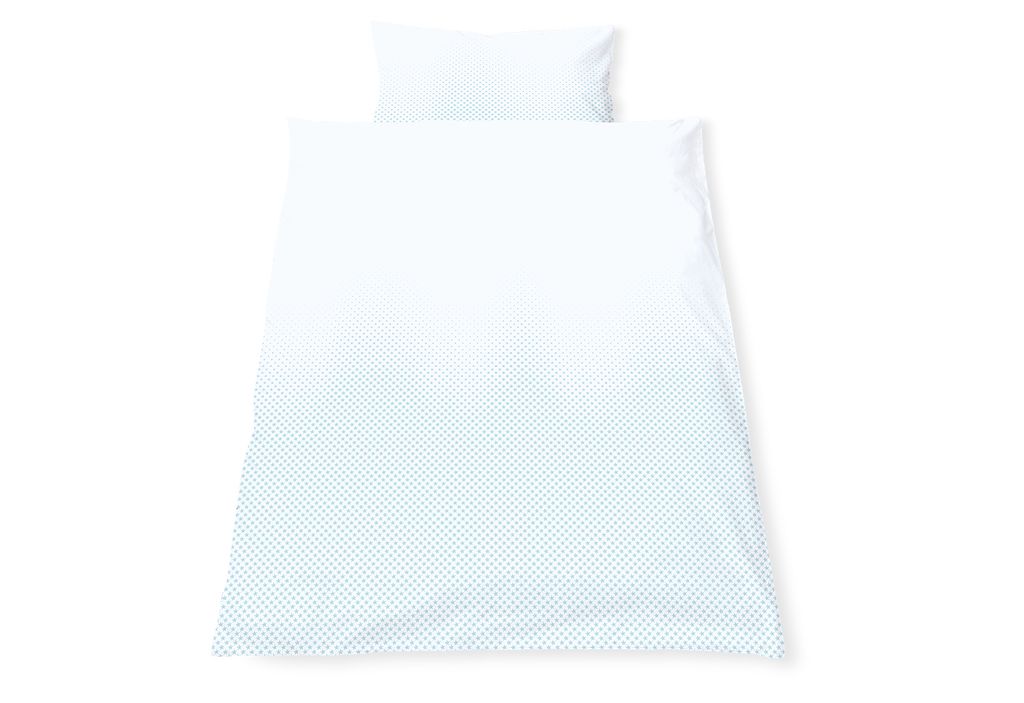 Wendebettwäsche für Kinderbetten 'Running Stars', hellblau, 2-tlg.