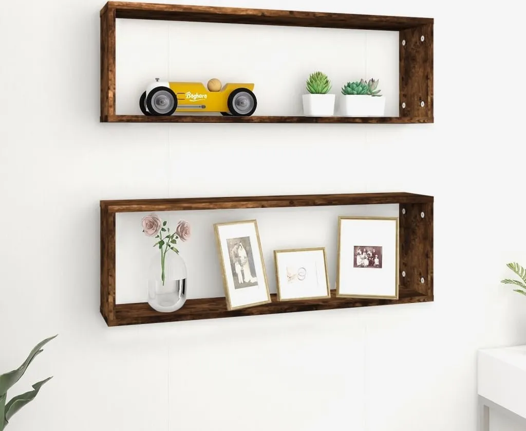 Mensole Maison Exclusive Rovere Fumo 80cm: Trasforma la tua Parete