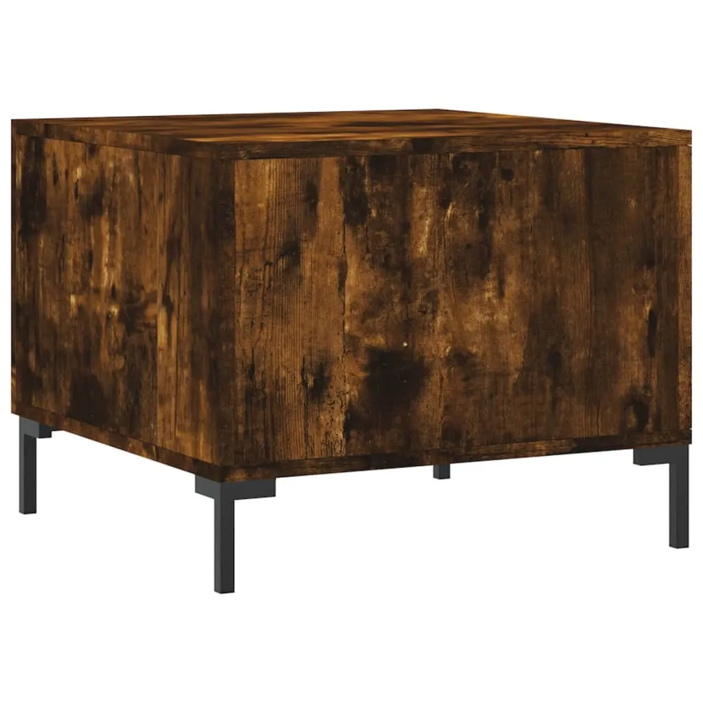 Crea il tuo Angolo Relax: Tavolino Rovere Fumé 50x50x40 cm Moderno