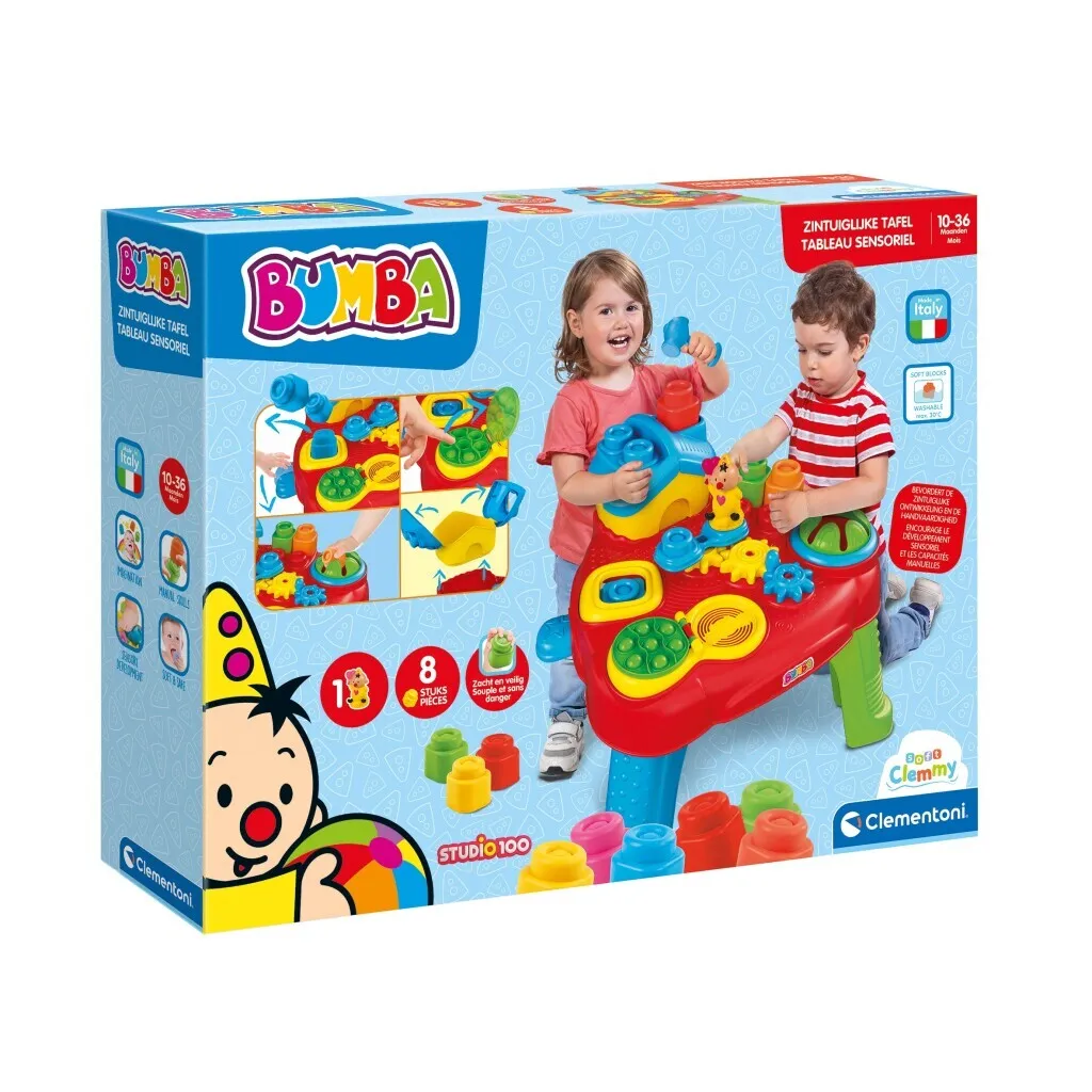 Clementoni Clemmy Bumba Table d'activités avec cubes souples 17726 - 5