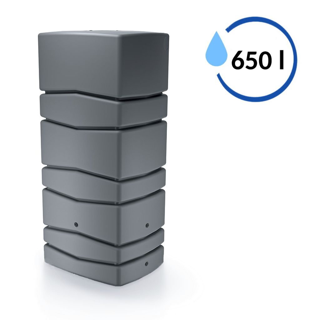 Regentonne eckig NEPTUN 650 Liter grau inkl. Kaufland.de