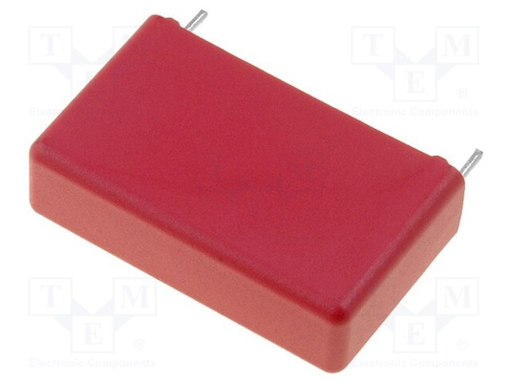 1x Kondensator: Polyester 100VDC 63VAC 4,7uF Rastermaß: 27,5mm 4D044706A00KSSD Po