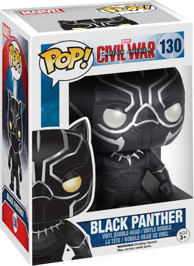 Civil War - Black Panther 130  - Funko Pop! Vinyl Figur Produktbild 