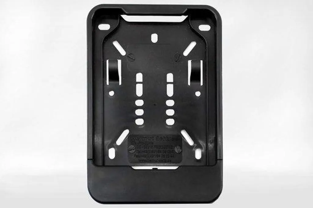 Support de plaque avec essuie-glace automatique en plastique noir rigide