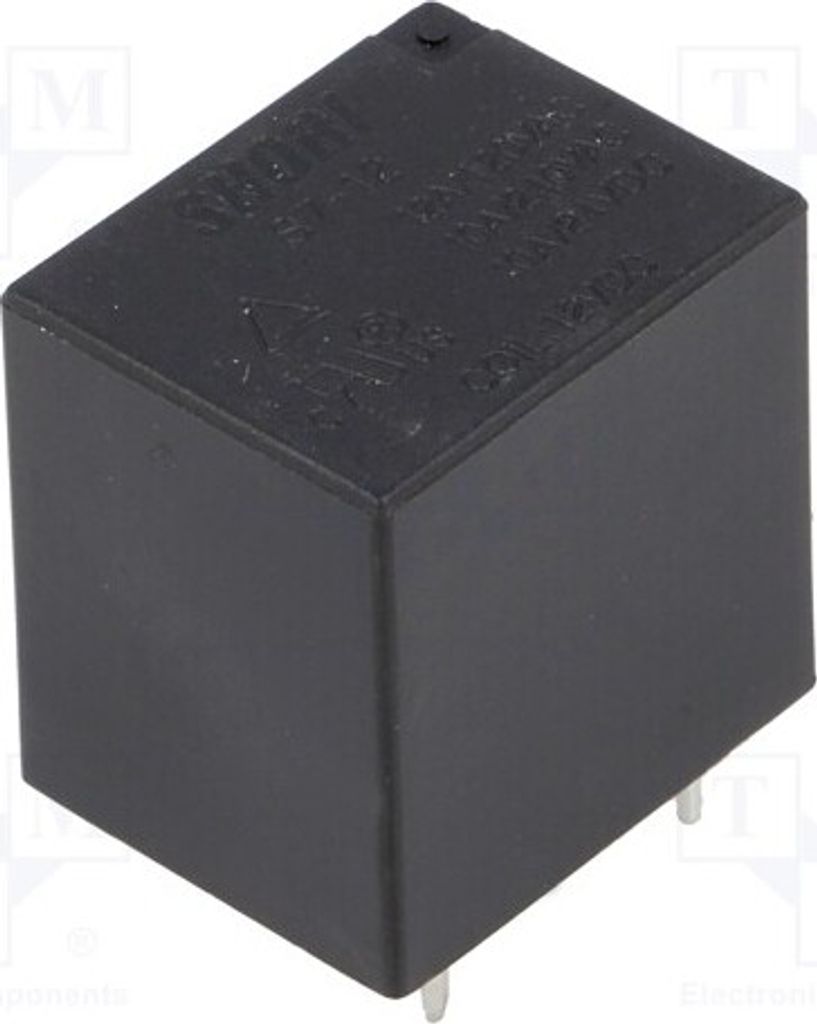 2x Relais: elektromagnetisch USpule : 12VDC 12A/120VAC Mini S7-12-1C Elektromagn