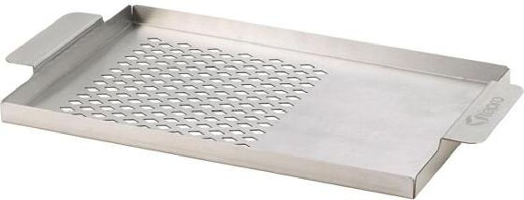 Grillplatte 2-in-1 S Tepro Edelstahl 34,5 x 19,3 cm Produktbild 