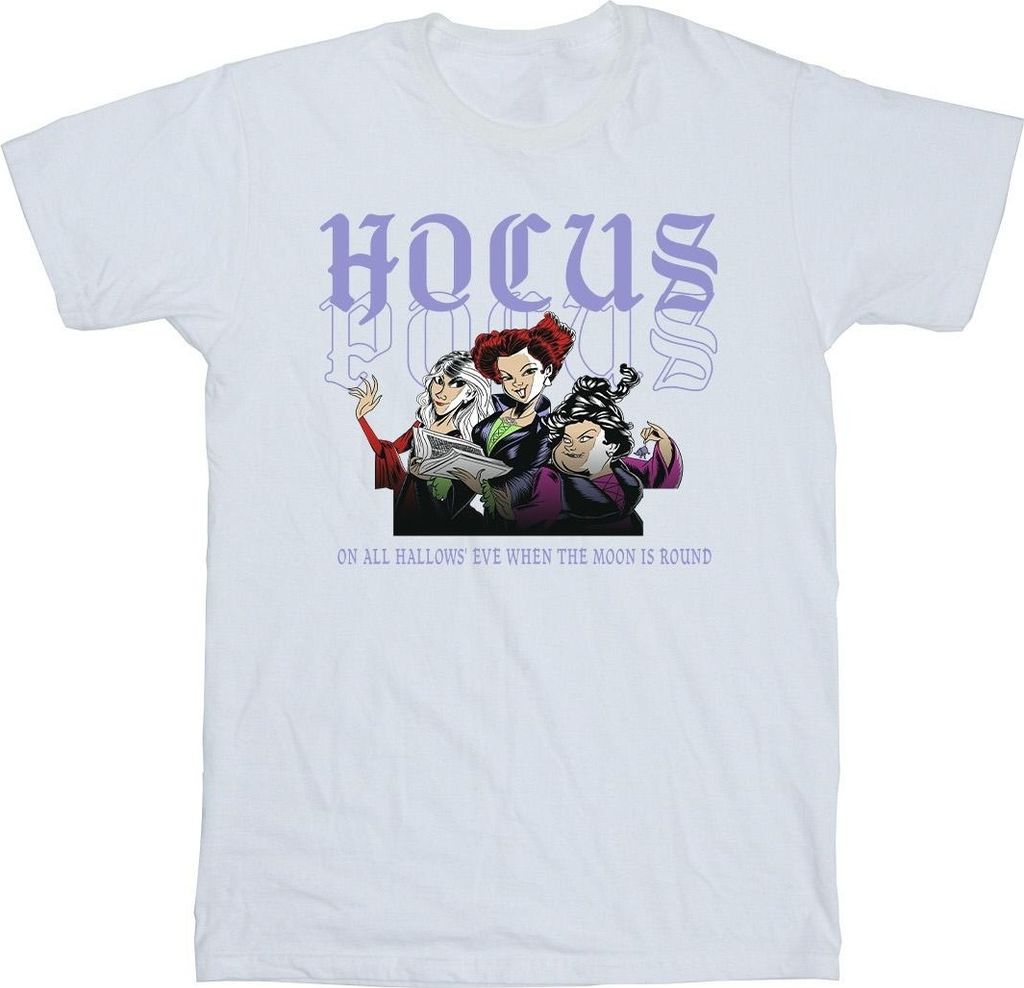 Disney - "Hocus Pocus Hallows Eve" T-Shirt für Herren BI22499 (L) (Weiß)