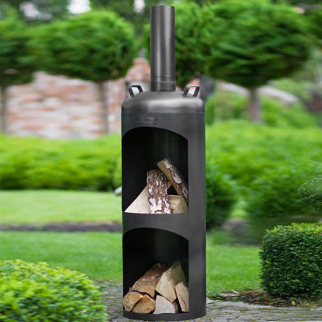 CookKing piekarnik tarasowy "Faro" czarny 40 x 40 x 158 cm Zdjęcie produktu 24