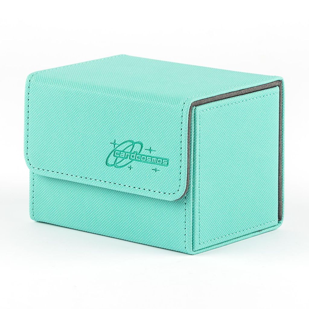 cardcosmos 100+ Premium Deck Box Mint – Sammelkarten Box mit Magnetverschluss