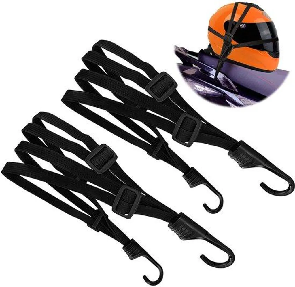 Sangles de fixation noires haute résistance pour transport vélo et moto