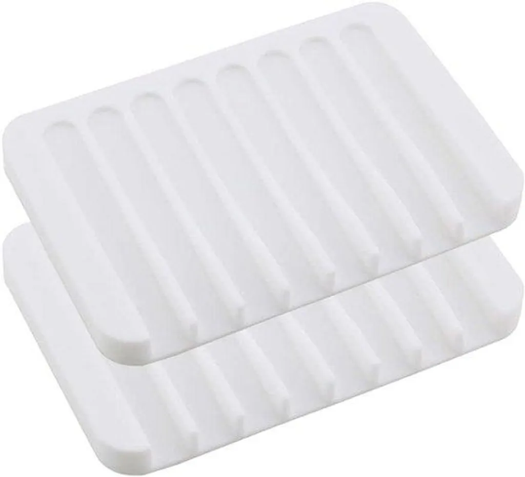 Porte-Savon Silicone Anti-Glisse - Fini les Savons qui Fondent dans l'Eau
