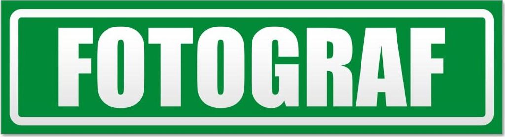 Fotograf invertiert Magnetschild Schild magnetisch