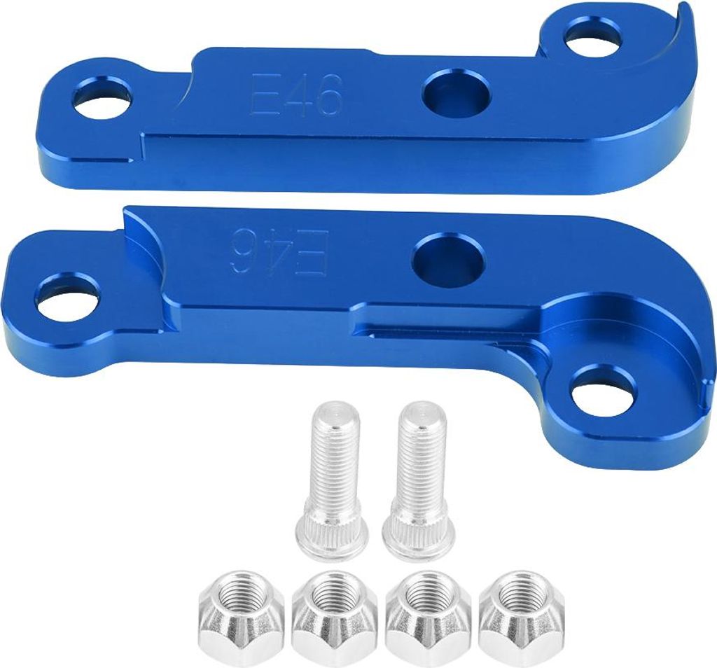Aluminium -Leistungssteuer -Drift -Lock -Adapter -Kit Erhöhen Sie den Drehwinkel 25% für BWM E46 M3 Blau