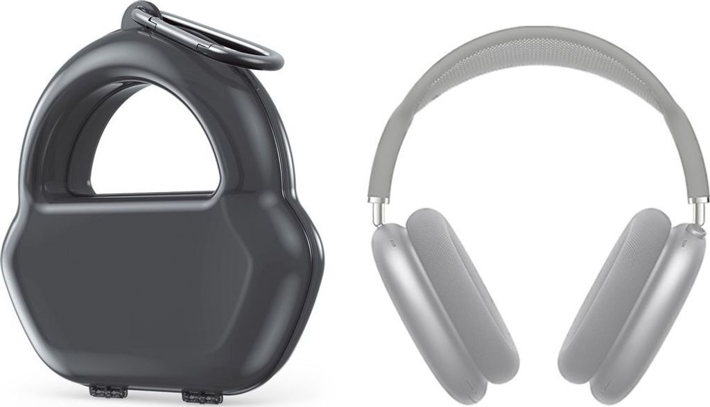 Mobigear Matte Box Apple AirPods Max Hardcase Hülle - Schwarz