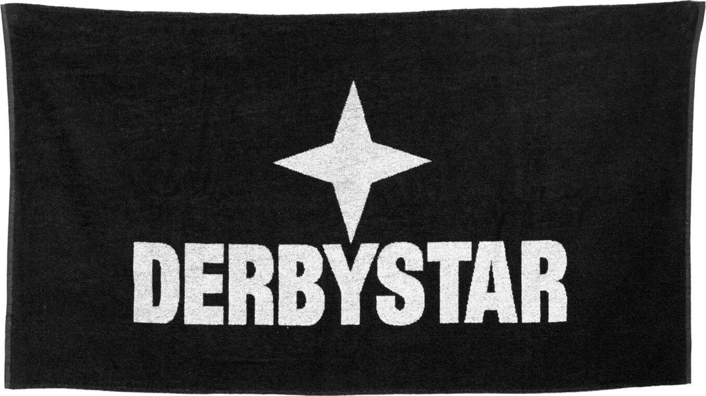 DERBYSTAR Duschtuch Promo v24, Gr.70x130 cm , schwarz weiss