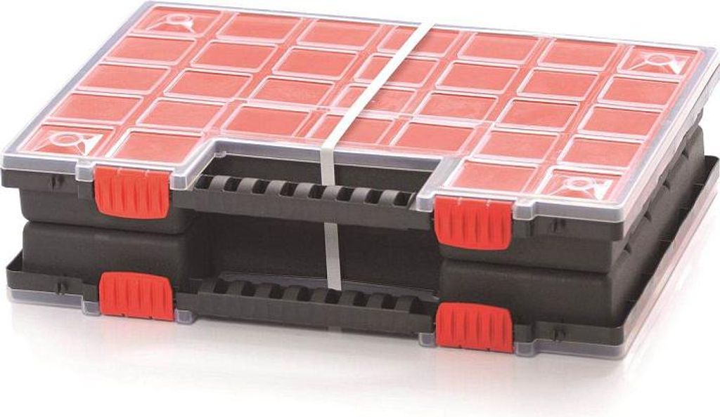 Werkzeug Organizer 2er-Set mit herausnehmbaren Boxen 40 cm lang