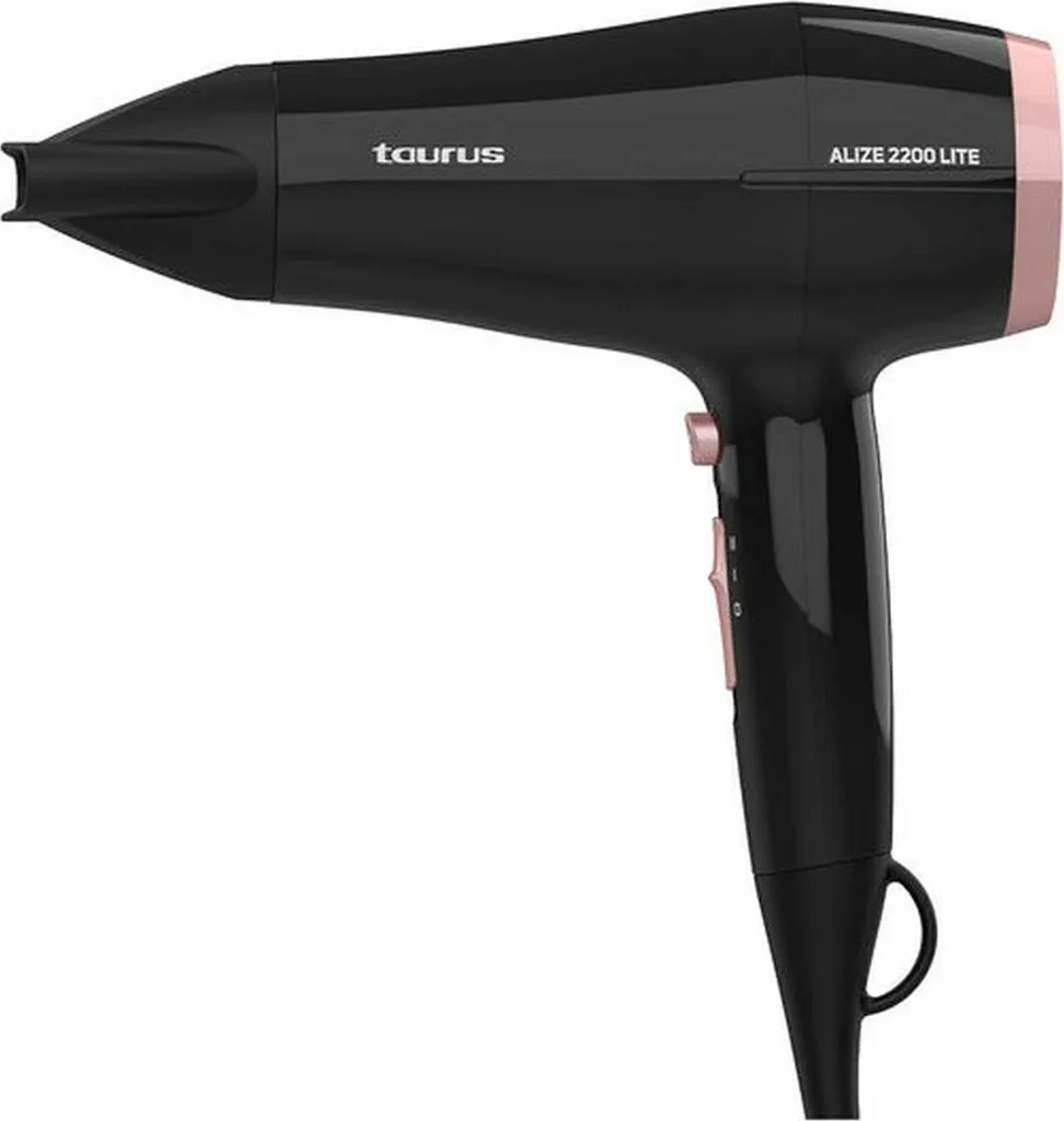 Sèche-cheveux Taurus 900396 Noir pour séchage ultra rapide et volume