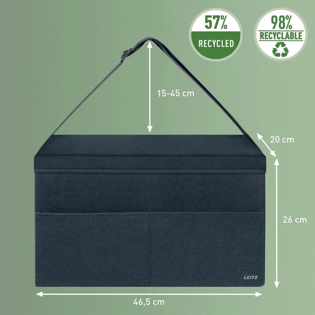 Organisateur textile gris Leitz 67230089 format rectangulaire polyvalent - 8