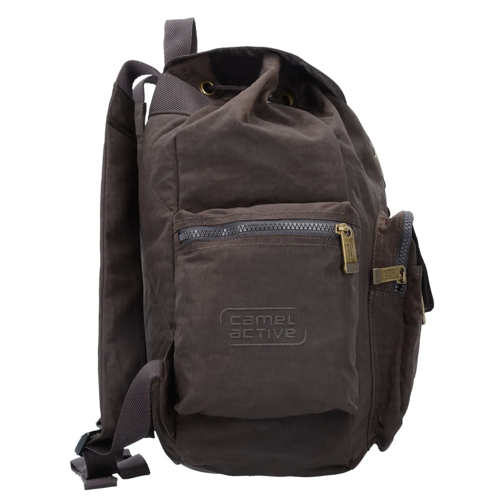Sac à Dos Camel Active Journey Marron avec Compartiments de Rangement - 9