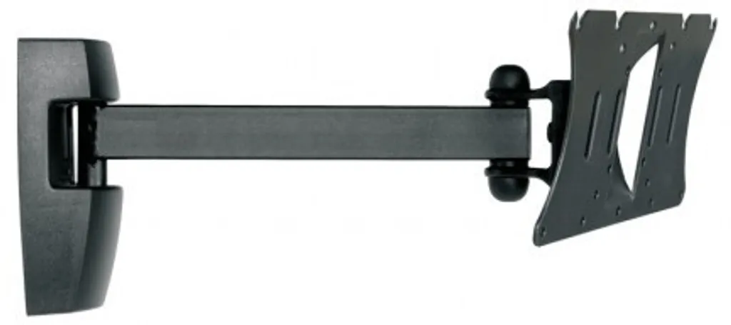 Support TV pour Fixation Murale Noir ITB Idéal pour Gain de Place