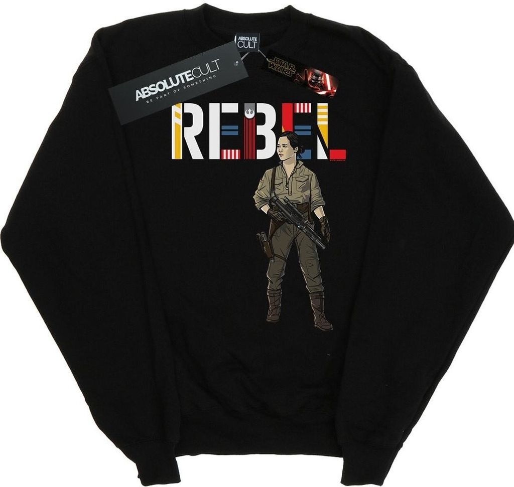 Star Wars - "The Rise Of Skywalker Rebel" Sweatshirt für Herren BI46903 (4XL) (Schwarz)