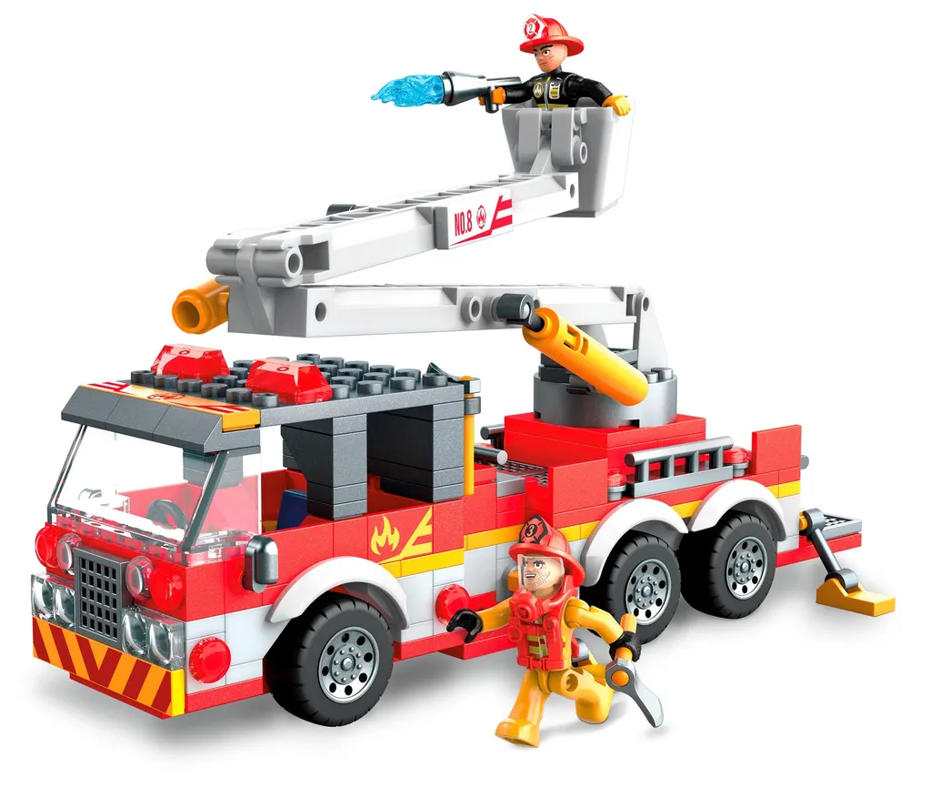 Jouet de Construction Camion de Pompiers Mega Construx avec Accessoires - 4