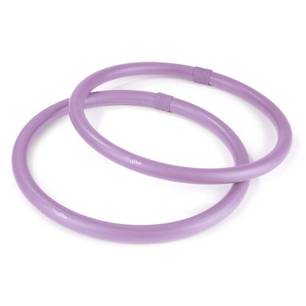 MAXXMEE Hula Hoop Reifen 2er Set Lila, Sport & Fitness, Produktbild 