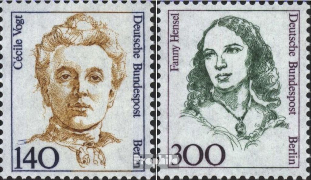 Briefmarken Berlin (West) 1989 Mi 848-849 (kompl.Ausg.) Ersttagsblatt Frauen