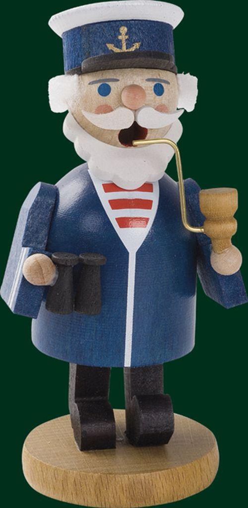 Kapitän (10cm) Räuchermann von Richard Glässer