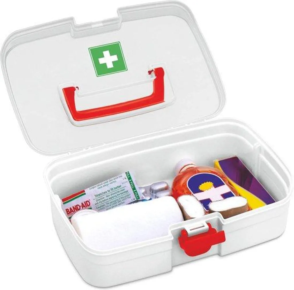 Boîte de premiers secours familiale XL avec plateau amovible pratique