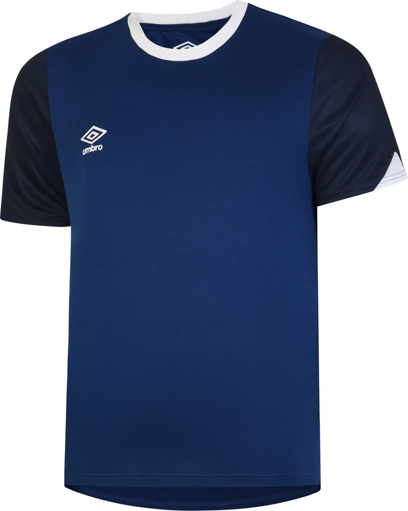 Umbro - Kinder Trikot "Total", Training UO1612 (158) (Marineblau/Dunkel-Marineblau/Weiß)