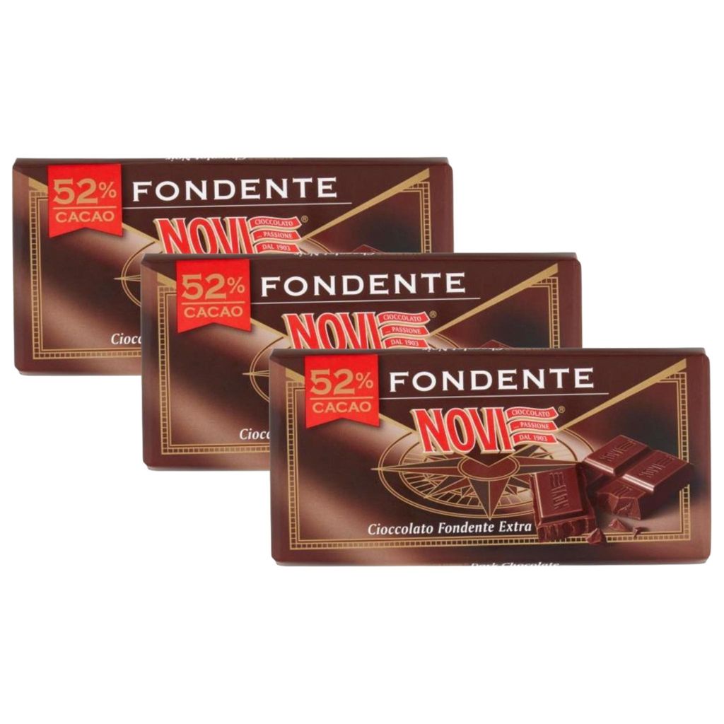 Cioccolato fondente senza glutine Novi 3x100g Immagine del prodotto 