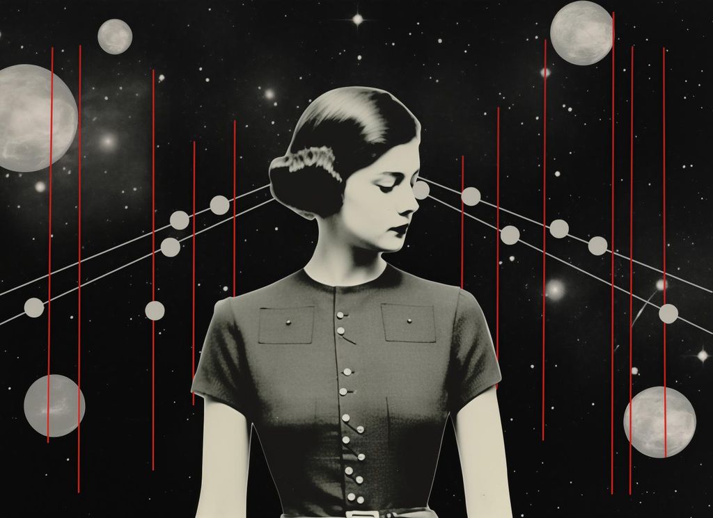 Plakat 55x40cm Planeten und Monde